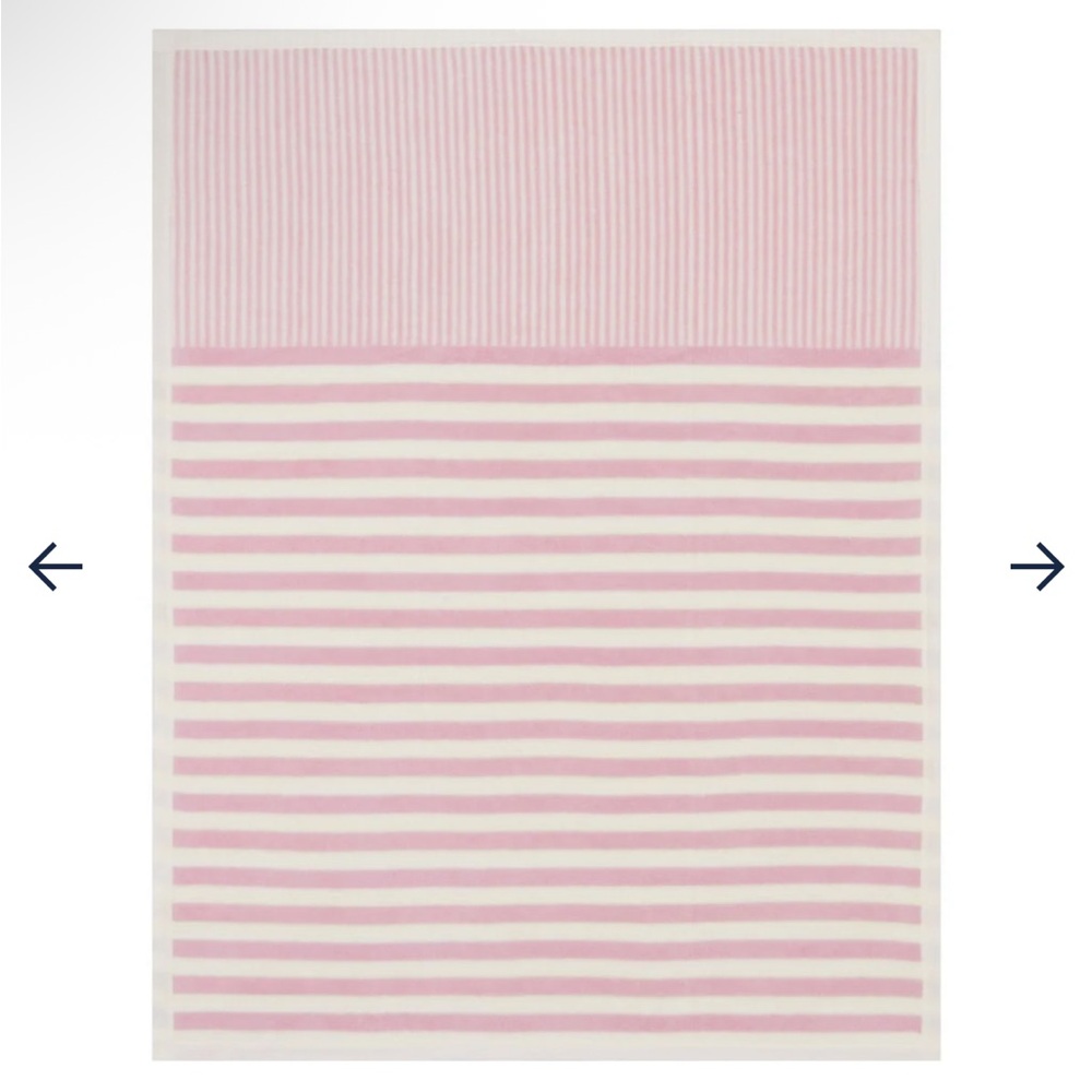 ChappyWrap Sweet Pea Stripe Blush Mini Blanket
